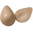 Nearly Me 775 Lites Tapered Oval Lightweight Silicone Breast Form Front and Back