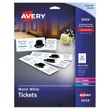 Avery Printable Tickets with Tear-Away Stubs