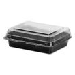 Dart Creative Carryouts Hinged Plastic Hot Deli Boxes