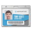 Advantus Frosted Rigid Badge Holders