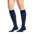 Opaque Maternity Closed Toe Knee High Compression Stockings - Navy