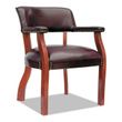 Alera Traditional Series Guest Arm Chair with Casters