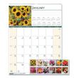 House of Doolittle Earthscapes 100% Recycled Floral Monthly Wall Calendar
