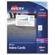 Avery Printable Index Cards with Sure Feed