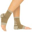 Vive Ankle Compression Socks - Beige w/ Tan