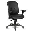 Alera Eon Series Mid-Back Leather Synchro with Seat Slide Chair