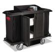 Rubbermaid Commercial Full-Size Housekeeping Cart - RCP6191BLA