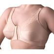 Almost U Style 1100 Lace Accented Front Closure Bra - Beige