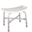Drive Deluxe Bariatric Shower Chair with Cross-Frame Brace - Without Back