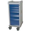 Harloff MR Conditional Narrow Six Drawer Anesthesia Cart Standard Package