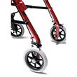 Graham Field Four-Wheel Rollator with 6 inches High Wheels for Outdoor and Indoor Use