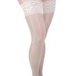 Shop Gabrialla Style H-80 Lace Top Sheer Thigh Highs - Nude