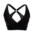 Buy AnaOno Paige Wrap Front Mastectomy Sports Bra AO-040 - Black