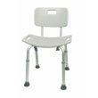 Mckesson Aluminum Bath Bench With Removable Back