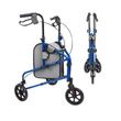 Vive Mobility 3 Wheel Rollator - Blue