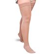 Solaris ExoSoft Closed Toe Thigh High 15-20 mmHg Compression Stockings With Silicone Top