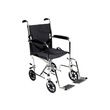ITA-MED 19 Inch Aluminum Transport Wheelchair