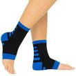 Vive Ankle Compression Socks - Black w/ Blue