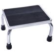 Medline Chrome Footstool with Rubber Mat