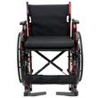 Front View of Karman Healthcare LT-770Q Red Streak Lightweight Compact Wheelchair