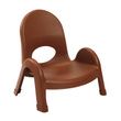 Childrens Factory Angeles Value Stack Five Inch High Child Chair - Cocoa