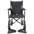 Front View of Karman Healthcare T-2000 Steel Transport Wheelchair