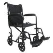 Side View of Karman Healthcare T-2000 Steel Transport Wheelchair