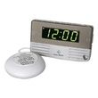 Sonic Boom Bedside And Travel Alarm Clock with Bed Shaker