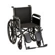 Nova Medical 16" Steel Wheelchair Detachable Arms and  Elevating Leg Rests