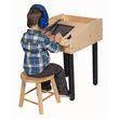 Childrens Factory Angeles Single Station Technology Table With Adjustable Legs