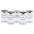 Graham-Field Labeled Glass Sundry Jars