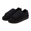 Silverts Mens Extra Wide Slip Resistant Slippers - Black, Black