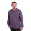 Silverts Mens Adaptive Open Back Polo Shirt - Grape