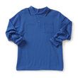 Silverts Mens Antimicrobial Open Back Polo Shirt - Classic Blue