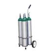Responsive Respiratory Four Cylinder D E M9 Cylinder Cart