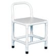 Duralife Shower Chair With Fixed Legs And Perforated Plastic Seat