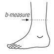 Mor Bort TaloFX Ankle Support Measurement Point