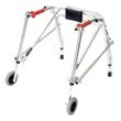  Kaye Posture Control Four Wheel Large Walker With Installed Silent Rear Wheel - Extensor Assist Pad 