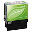 COSCO 2000PLUS Green Line Self-Inking Message Stamp