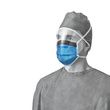 Medline Fluid-Resistant Surgical Face Mask With Eyeshield