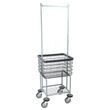 R&B Elevated Laundry Cart With Double Pole In Dura-Seven Anti-Rust Coating
