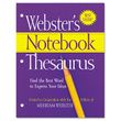 Advantus Websters Notebook Thesaurus