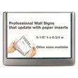 Durable Click Sign Holder For Interior Walls