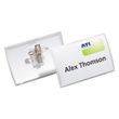Durable Click-Fold Convex Name Badge Holders