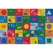 Childrens Factory Learning Carpets Colorful Alphabet & Geometric Shapes Educational Rug