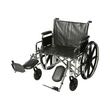 ITA-MED 24 Inch Extra Wide and Extra Strong Adult Wheelchair