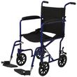 Medline Basic Aluminum Transport Chair With Eight Inch Wheels