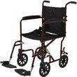 Transport Chair With Eight Inch Wheels (Red