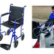 Mabis DMI 19 Inches Ultra Lightweight Aluminum Transport Chair