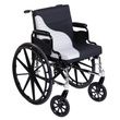 Span America Short-Wave Wheelchair Seat and Back Cushion With Cover